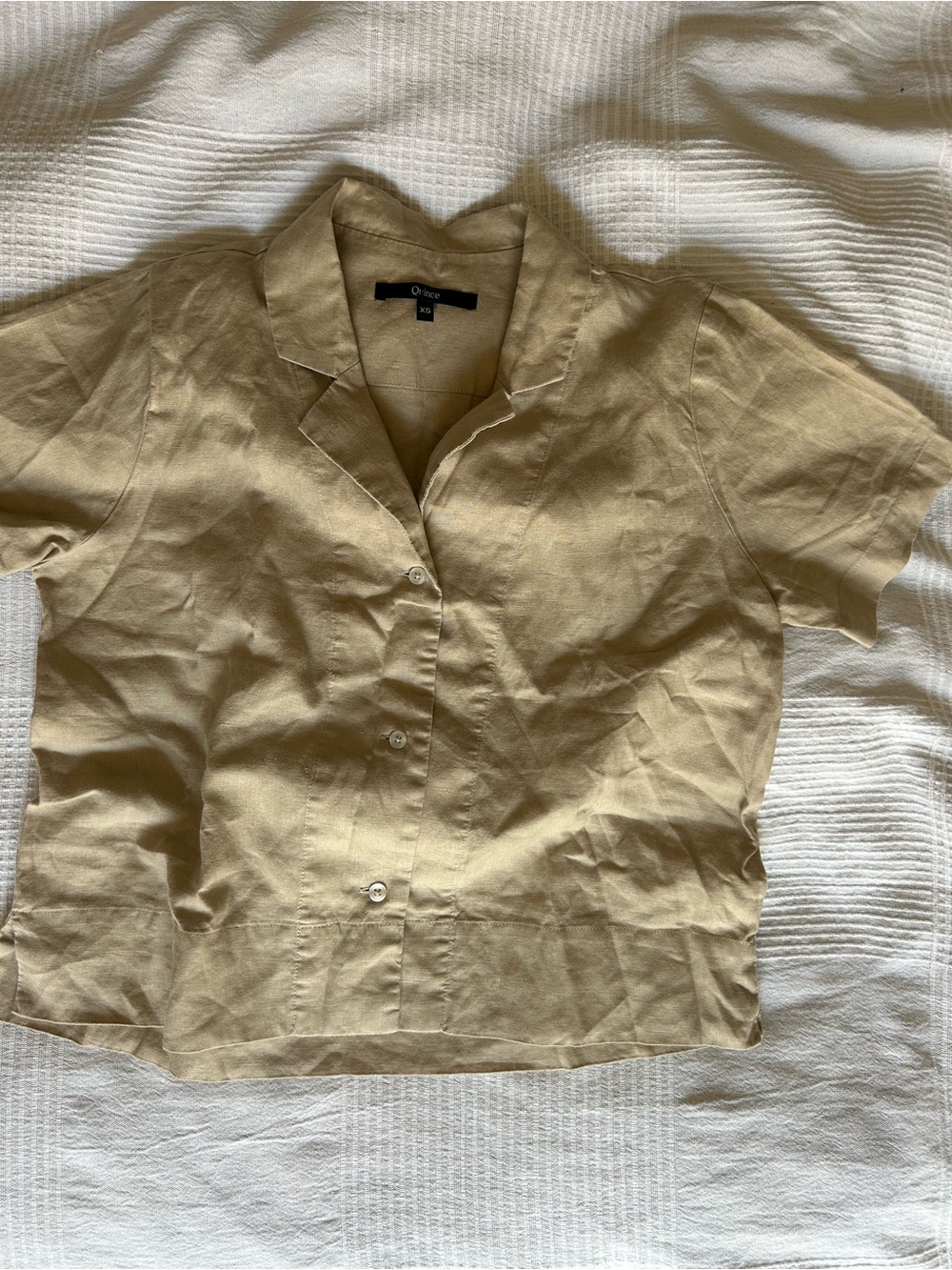 Quince button down linen shirt